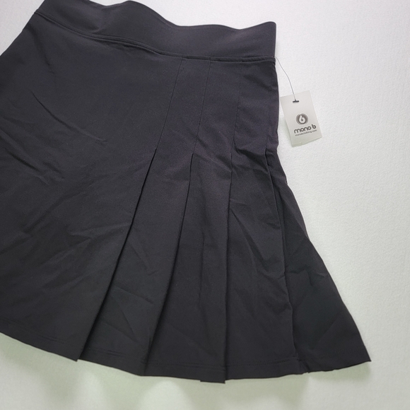 Mono B Dresses & Skirts - Mono B Black Athletic Skort Skirt Built In Shorts Women’s Small NWT